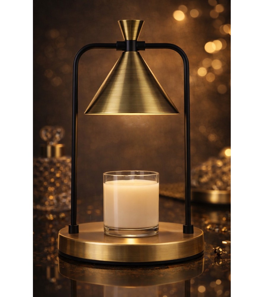 Lampe Chauffe bougie EDEN BRONZE