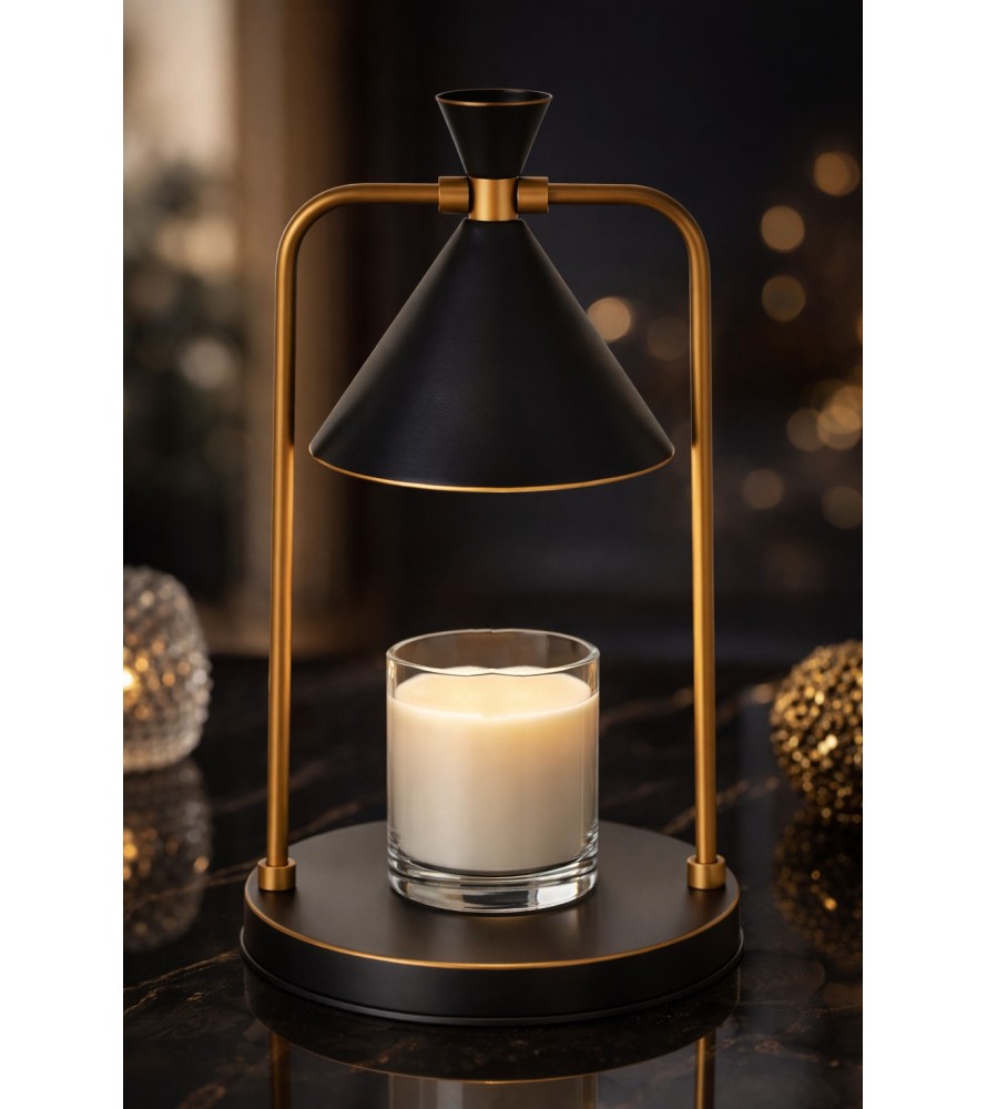 Lampe Chauffe bougie EDEN NOIR