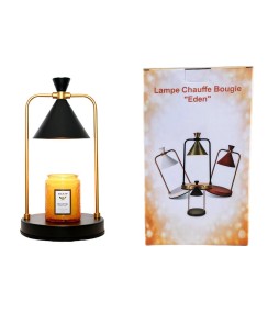 Lampe Chauffe bougie EDEN NOIR