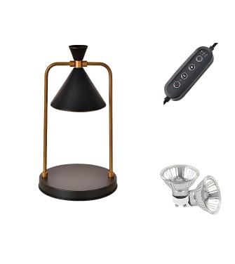 Lampe Chauffe bougie EDEN NOIR