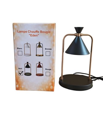 Lampe Chauffe bougie EDEN NOIR