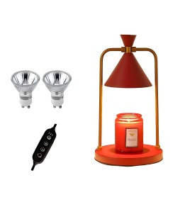 Lampe Chauffe bougie EDEN ROUGE