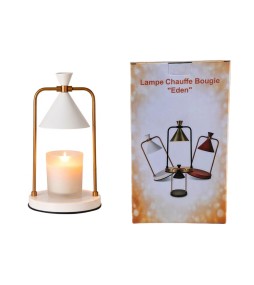 Lampe Chauffe bougie EDEN BLANC