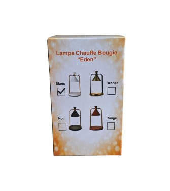 Lampe Chauffe bougie EDEN BLANC