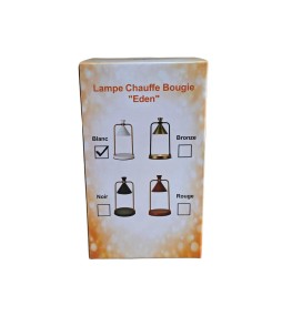 Lampe Chauffe bougie EDEN BLANC