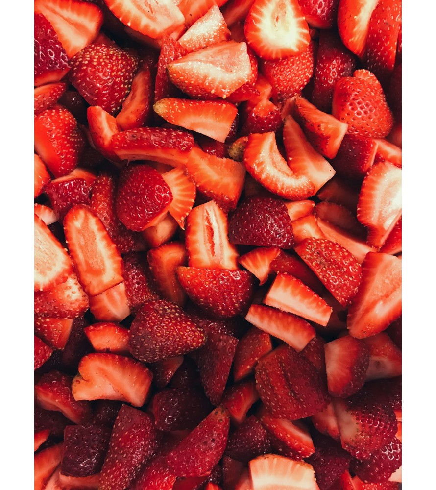 Carrés fondants Fraises Fraiches