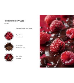 Bougie Chocolat noir Framboise petit pot