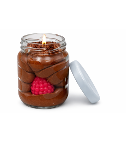 Bougie Chocolat noir Framboise petit pot