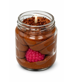 Bougie Chocolat noir Framboise petit pot
