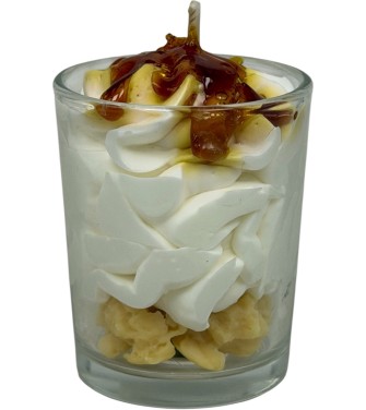 Bougie Pop Corn petit verre