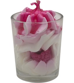 Bougie Bonbon framboise petit verre