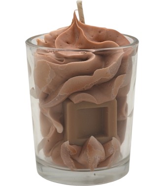 Bougie Caramel de notre enfance  petit verre