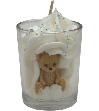 Bougie Petit Ourson  petit verre