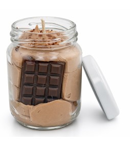 Bougie Mousse chocolat petit pot