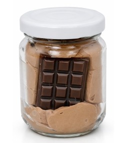 Bougie Mousse chocolat petit pot