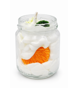 Bougie Citron vert basilic mandarine petit pot
