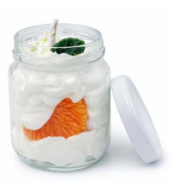 Bougie Citron vert basilic mandarine petit pot