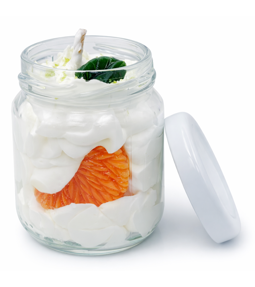 Bougie Citron vert basilic mandarine petit pot