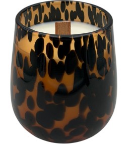 Bougie végétale "Seventies" 340gr Ambrée boite cloche
