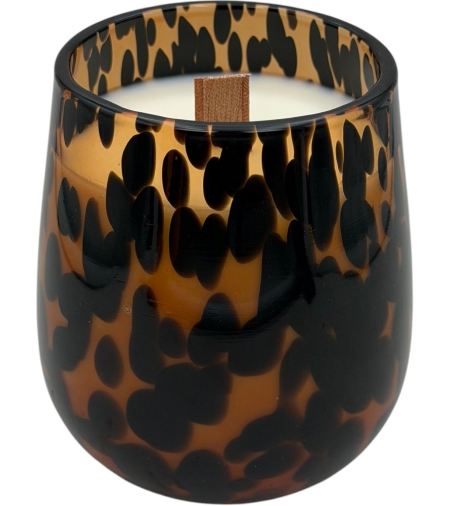 Bougie végétale "Seventies" 340gr Ambrée boite cloche