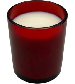 Bougie végétale 150gr SANS MECHE rubis pour chauffe bougie