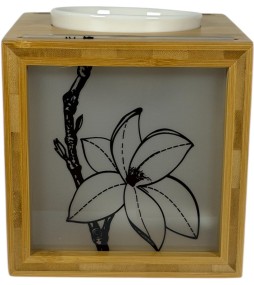 Brule Parfum Bambou , verre et céramique