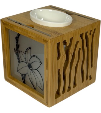 Brule Parfum Bambou , verre et céramique