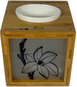 Brule Parfum Bambou , verre et céramique